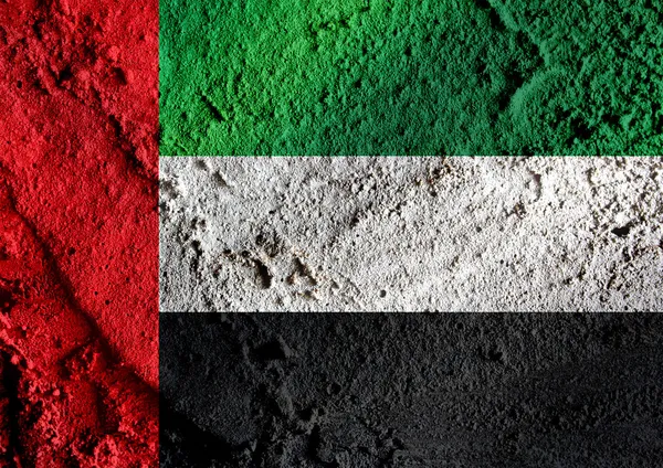 De Verenigde Arabische Emiraten vlag thema 's — Stockfoto