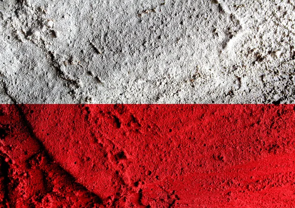 National flag of Poland themes idea design — Stock Photo, Image