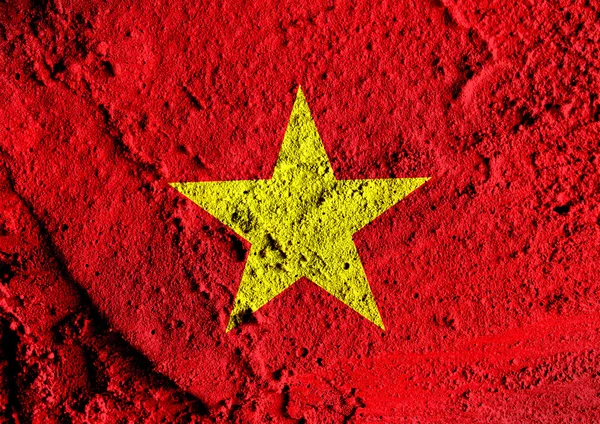 Vlag van vietnam thema's idee design — Stockfoto