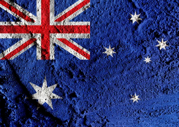 Nationella flagga Australien teman idé design — Stockfoto