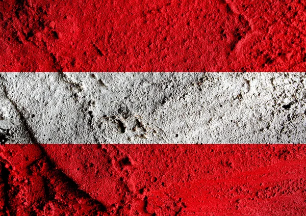 Nationale vlag van Oostenrijk thema's design idee — Stockfoto