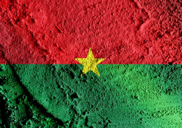 Burkina faso bayrak temaları fikri tasarımı — Stok fotoğraf