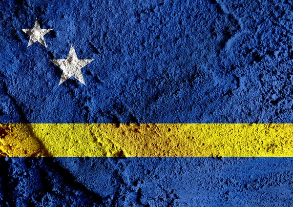 Curaçao Flagge Themen Idee Design — Stockfoto