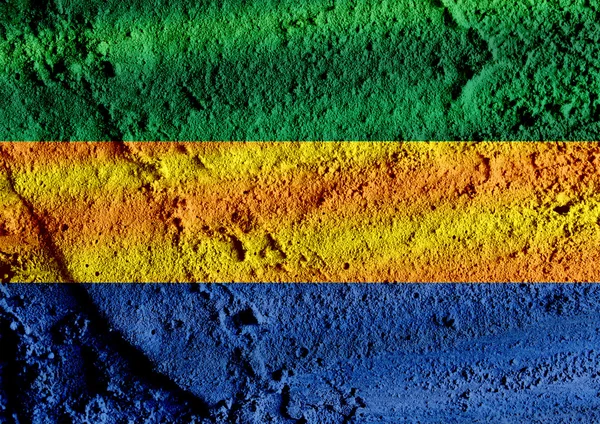 Прапор Габону темами ідеї дизайну — стокове фото