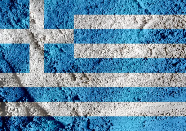 Bandera nacional de Grecia temas idea diseño —  Fotos de Stock