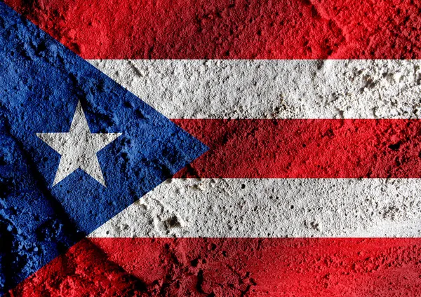 Puerto Rico flag themes idea design — Stock Photo, Image