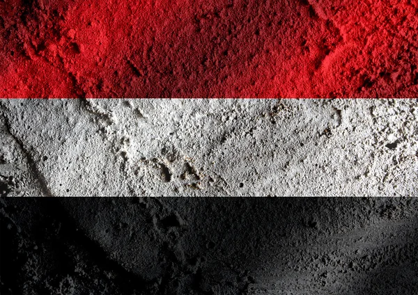 Bandera de Yemen temas idea diseño — Foto de Stock