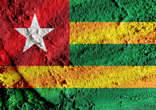 Togo bandera temas idea diseño —  Fotos de Stock
