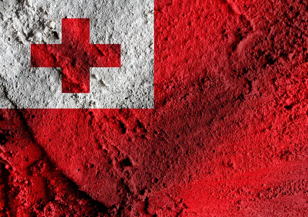 Vlag van tonga thema's idee design — Stockfoto