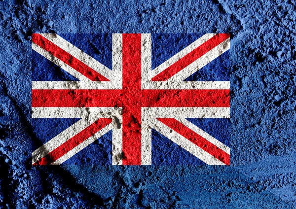 National flag of UK , the United Kingdom of Great Britain and No — Stock Photo, Image