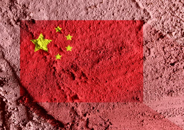 Bandera china — Foto de Stock