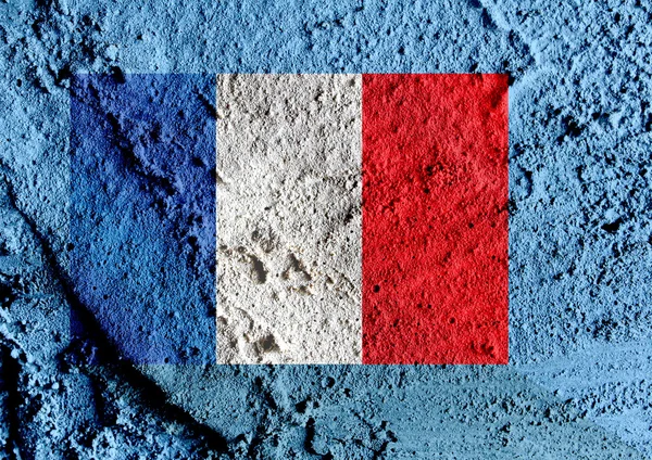 Frankreich-Flagge. Illustration — Stockfoto