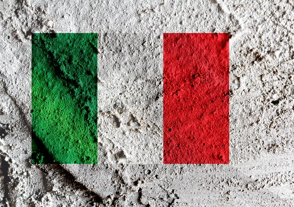 Flagg itali – stockfoto