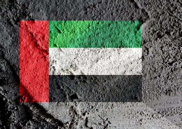 Förenade Arabemiraten flagga uae — Stockfoto