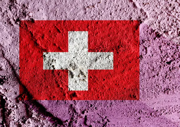 Swiss  flag — Stock Photo, Image