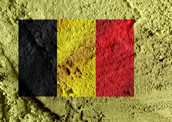 Belgium lobogója — Stock Fotó