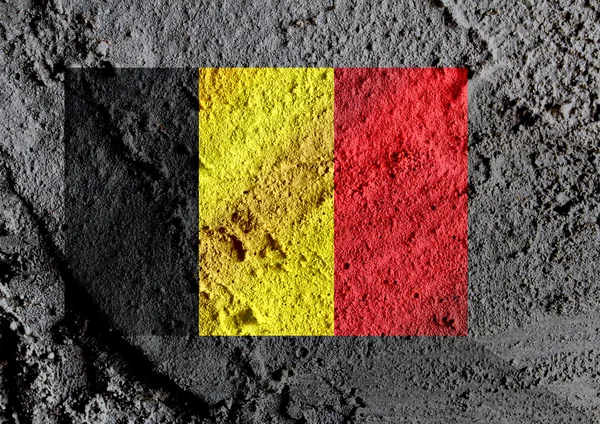 Belgische Flagge — Stockfoto