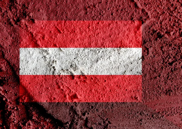 奥地利的旗子 — 图库照片