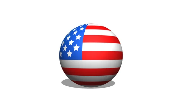 American Flag idea — Stock Photo, Image