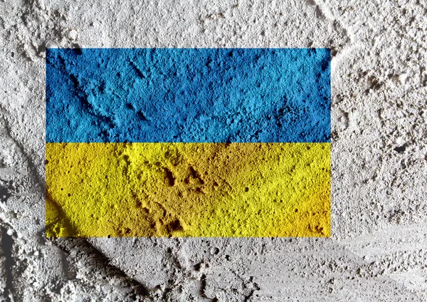 Drapeau de l'Ukraine thèmes idée conception — Photo