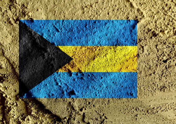 Bandera Nacional de las Bahamas temas idea diseño — Foto de Stock
