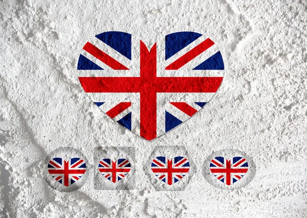 Love UK , the United Kingdom of Great Britain and Northern Irela — Stock Photo, Image