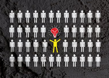 insanlar simgeler farklı piktogram çimento duvar doku b düşünüyorum