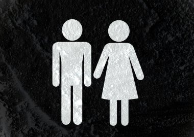 piktogram adam kadını işareti simgeleri duvar dokusu arka plan desig