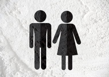 piktogram adam kadını işareti simgeleri duvar dokusu arka plan desig