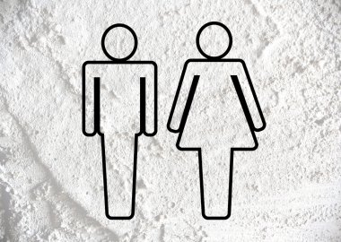 piktogram adam kadını işareti simgeleri duvar dokusu arka plan desig