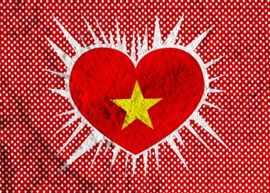 vietnam Temalar fikir tasarım duvar dokusu arka plan bayrak 