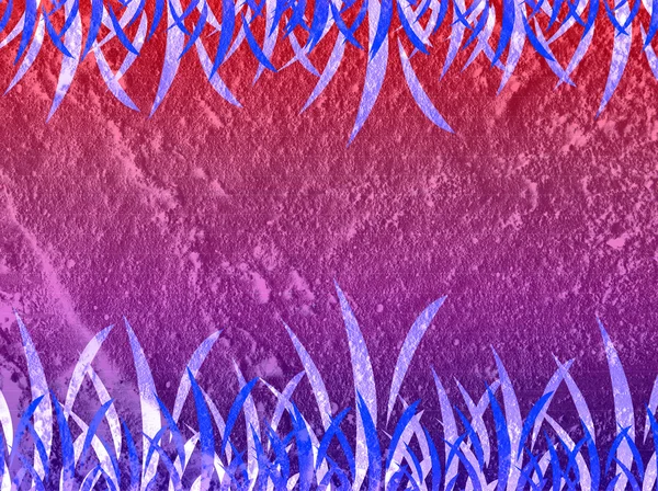 Gras Rahmen Hintergrund an der Wand Textur Hintergrunddesign — Stockfoto