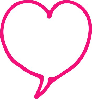 Konuşma balonu işaret tasarımı