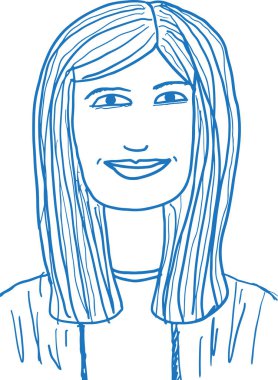  İnsan avatarı erkek ve kadın simge tasarımı çiz