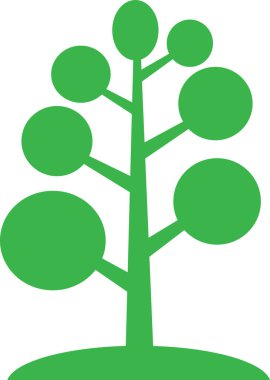 Çiçek simgesi flora işareti tasarımı