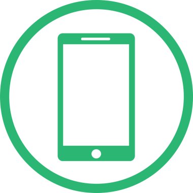 Telefon mobil simgesi işareti tasarımı
