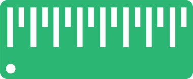 Cetvel simgesi illüstrasyon işareti Tasarla