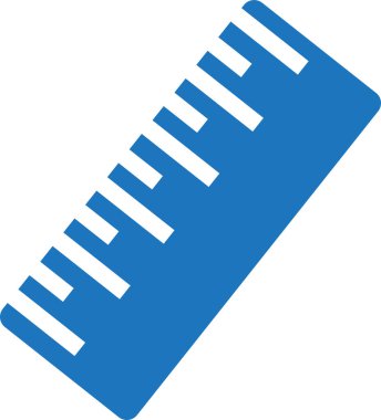 Cetvel simgesi illüstrasyon işareti Tasarla