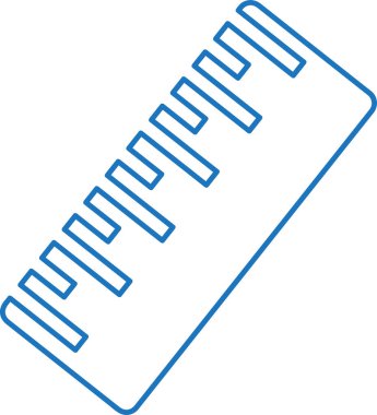 Cetvel simgesi illüstrasyon işareti Tasarla