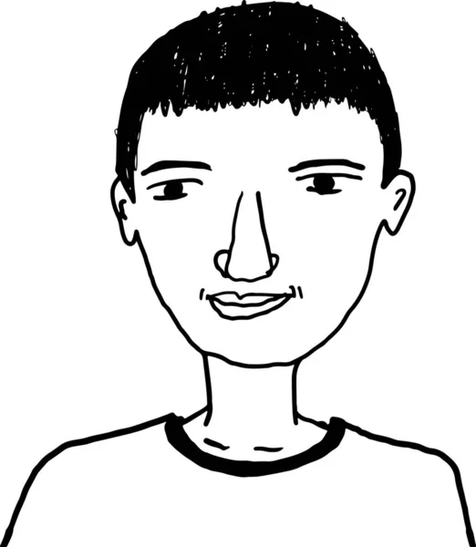 Avatar Människor Ansikte Ikon Tecken Design — Stock vektor