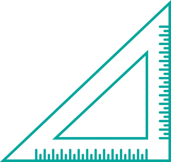 三角形标尺图标设计 — 图库矢量图片