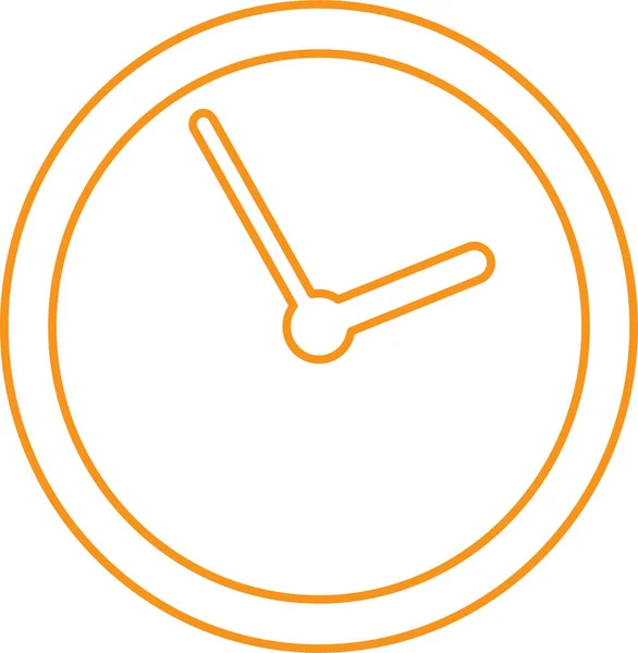 Time Clock Icon Sign Design — Stock Vector