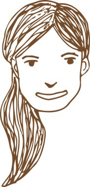 İnsanlar çizgi film simgesi tasarımı ile karşı karşıya