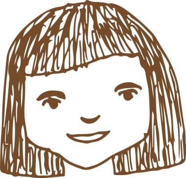 İnsanlar çizgi film simgesi tasarımı ile karşı karşıya