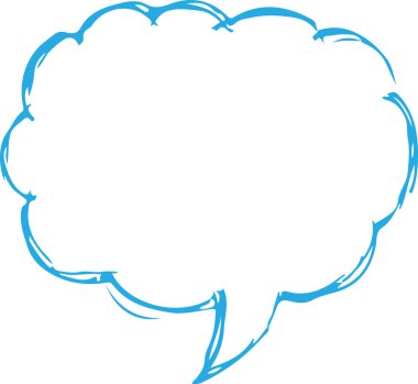 Konuşma balonu işaret tasarımı