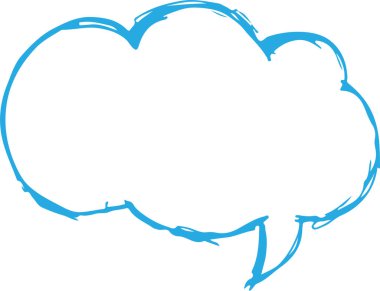 Konuşma balonu işaret tasarımı