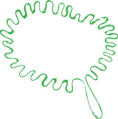 Konuşma balonu işaret tasarımı