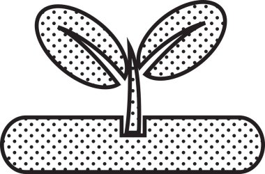 Bitki ağacı simgesi tasarımı