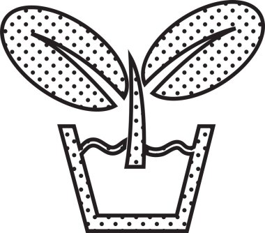 Bitki ağacı simgesi tasarımı