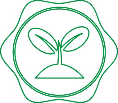 Bitki ağacı simgesi tasarımı